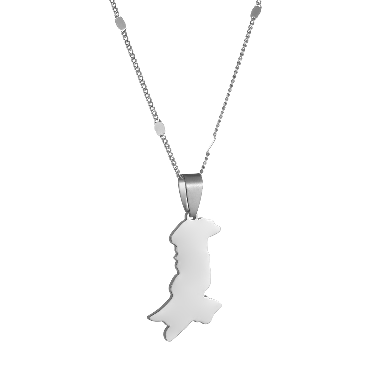 Ethnic Fashion Pakistan - Collares con colgante de mapa y
