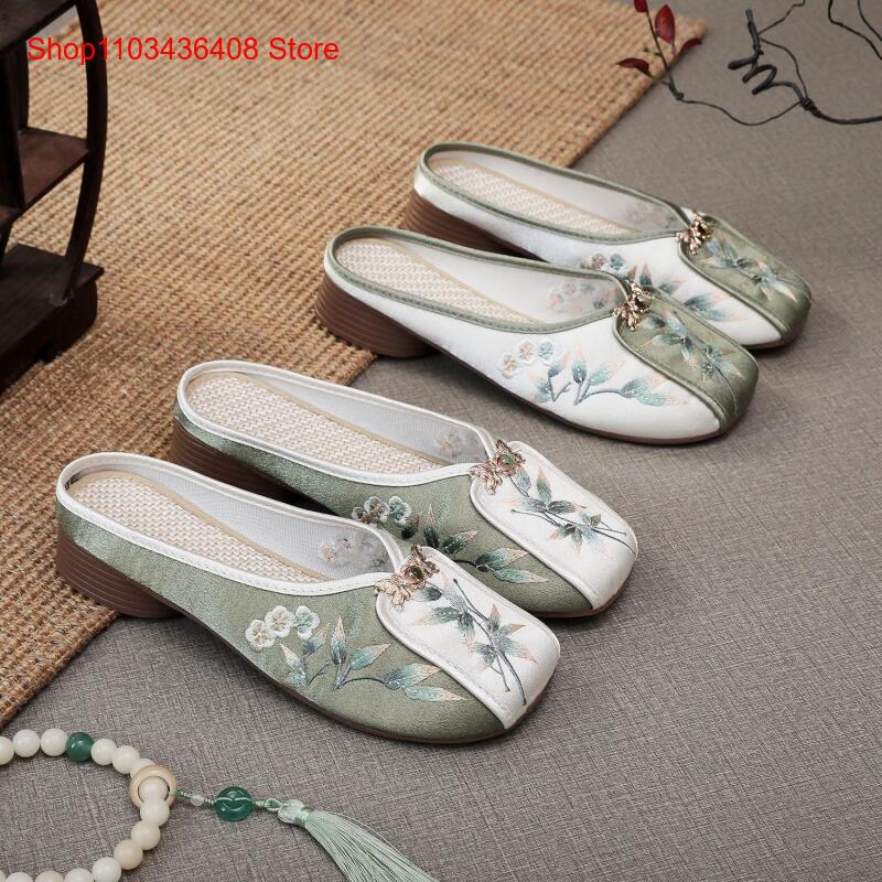 Ethnic Fashion For Women - Nuevas Pantuflas Bordadas para el Hogar,