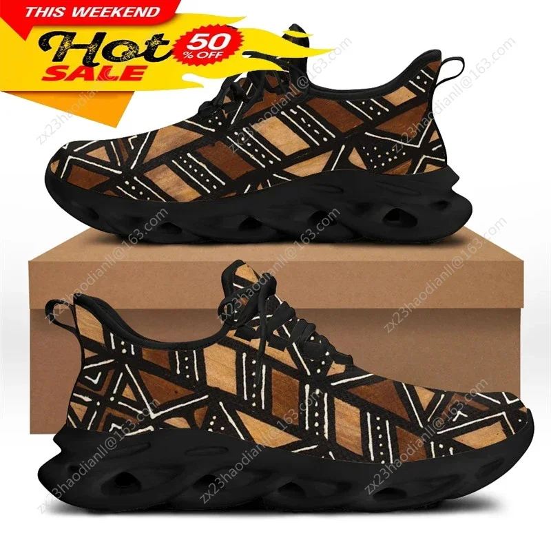Ethnic Fashion For Women - Zapatillas Deportivas con Estampado Tribal Africano