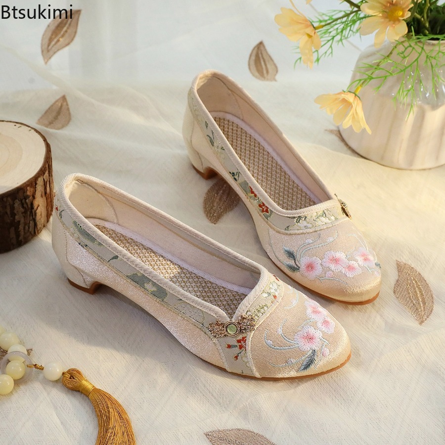 Ethnic Fabric - Zapatos de Mujer 2026, Estilo Étnico,