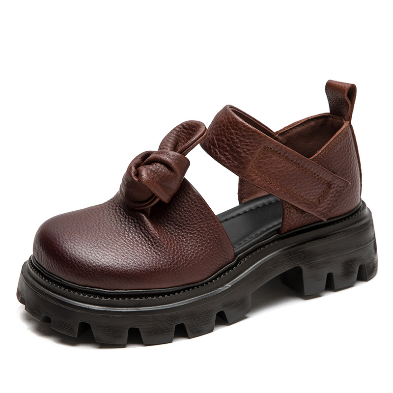 Ethnic Fashion For Women - Zapatos de Plataforma con Nudo Étnico
