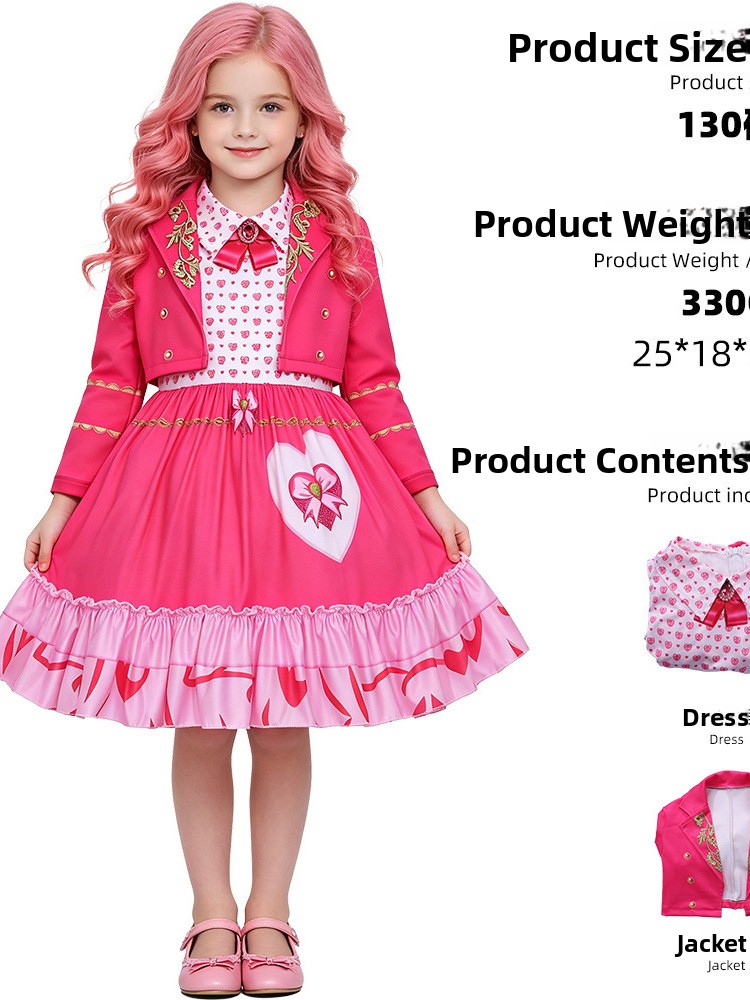 Ethnic Fashion Online - Nuevo Vestido Rosa para Cosplay, Disfraz