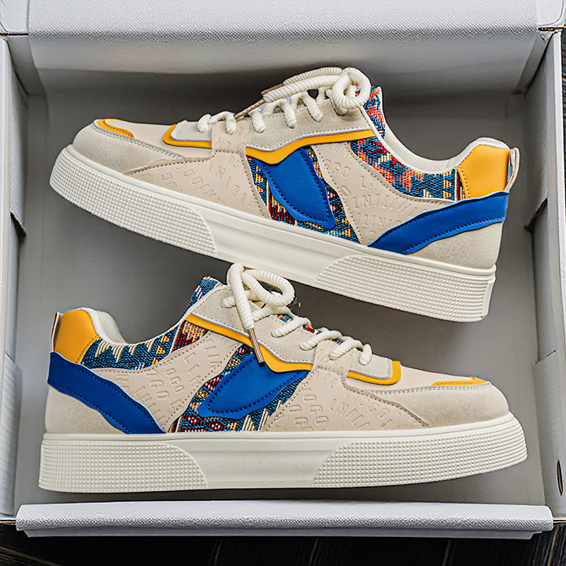 Ethnic Fashion Wear - Zapatillas Deportivas de Plataforma con Parches