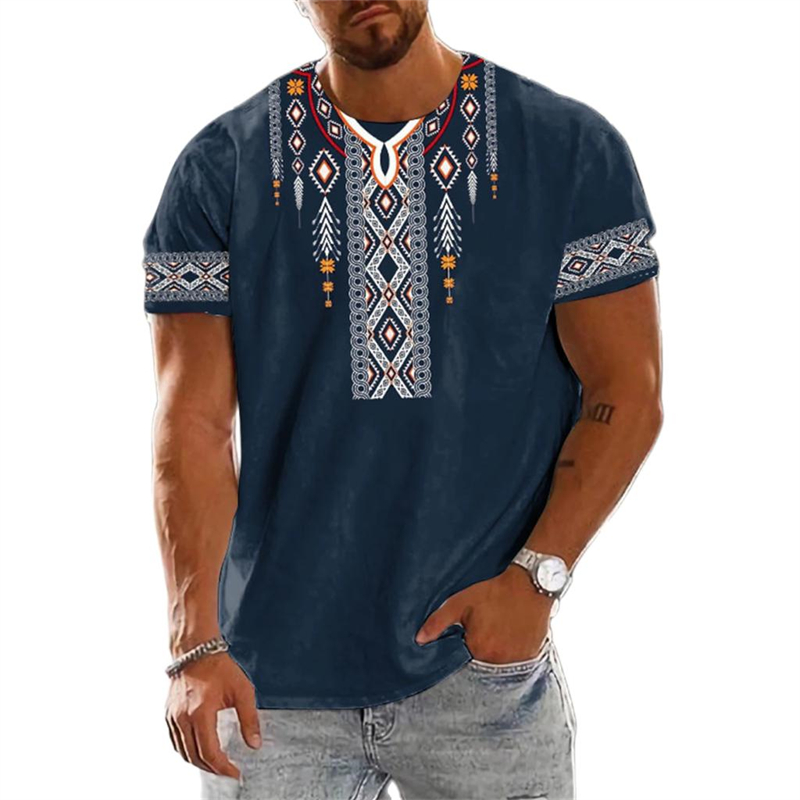 Ethnic Fashion Trends 2025 - Tendencia 2025 Vintage Etnik Grafik camiseta