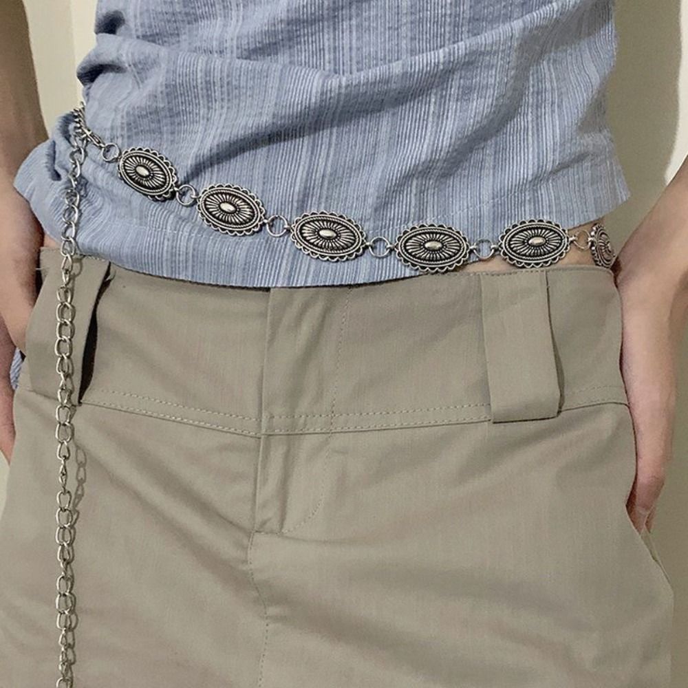 Ethnic Boho Fashion - Cadena de cintura de estilo étnico