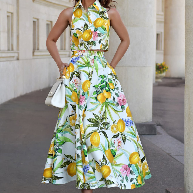 Ethnic Fashion Collection - Conjunto de Dos Piezas de Moda