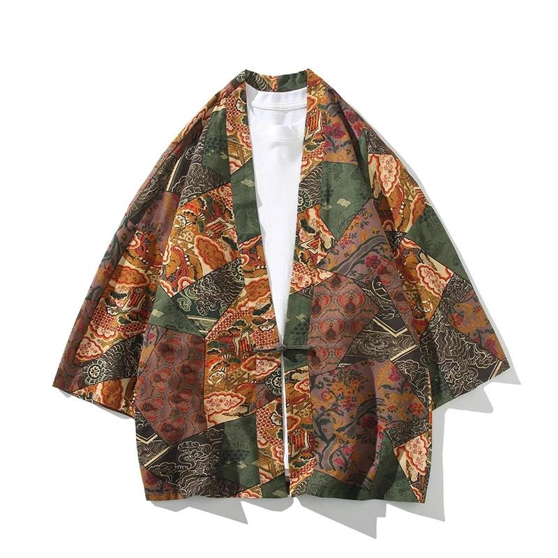 Ethnic Fashion For Women - Estilo étnico estampado Yukata hombres mujeres