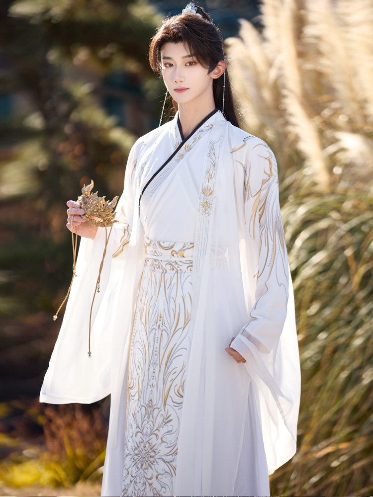 Hanfu Masculino con Estampado  - Ethnic Fashion Wear reseña y precio