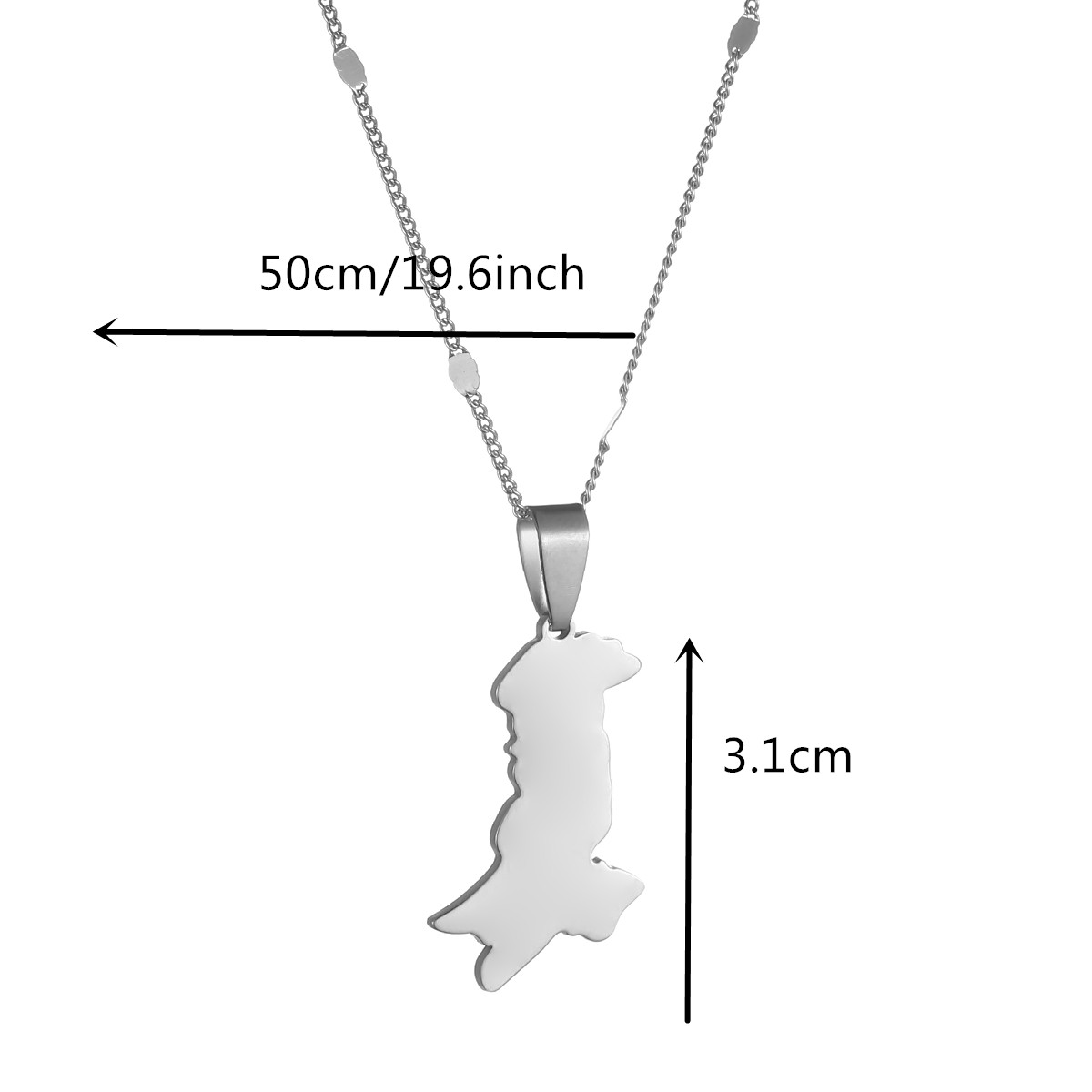 Collares con colgante de mapa  - Ethnic Fashion Pakistan reseña y precio