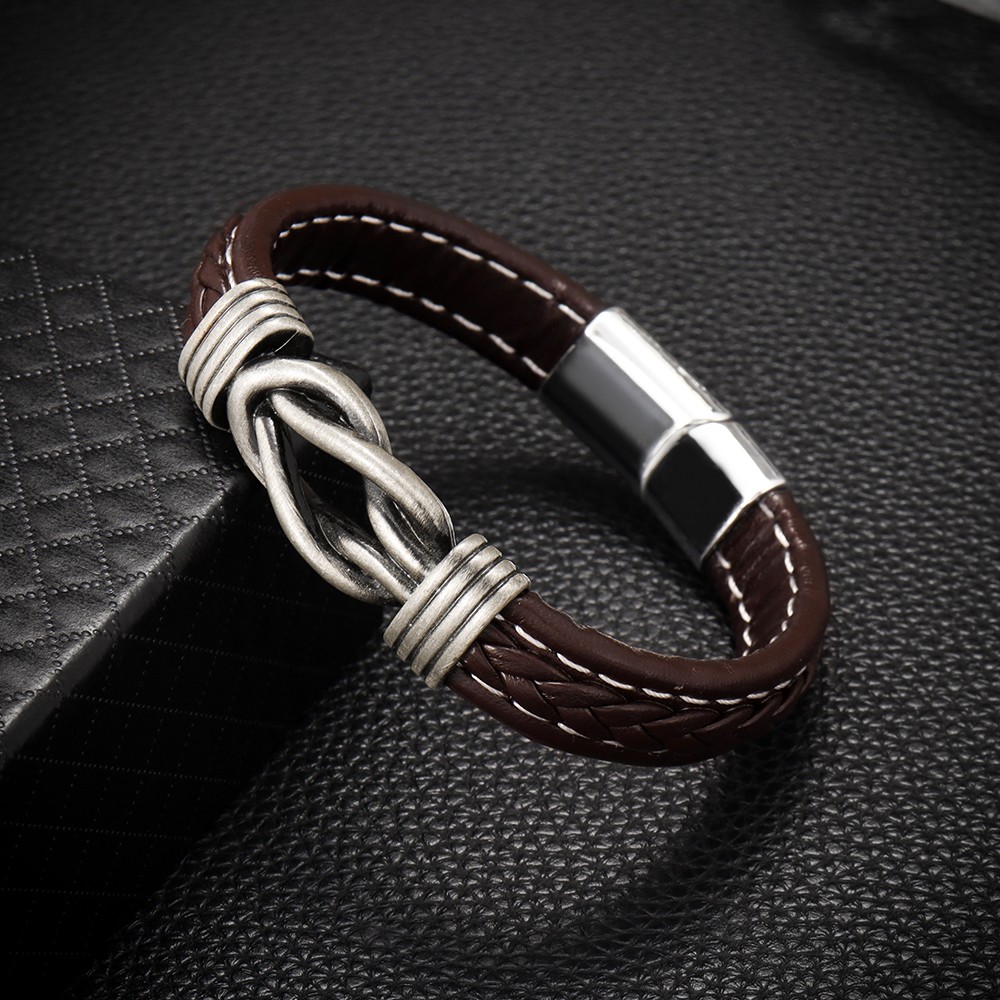 Nueva Pulsera de Cuero Trenzad - Men'S Ethnic Fashion Trends reseña y precio