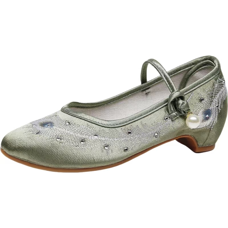Zapatos Cheongsam de Tacón Baj - Ethnic Fabric reseña y precio