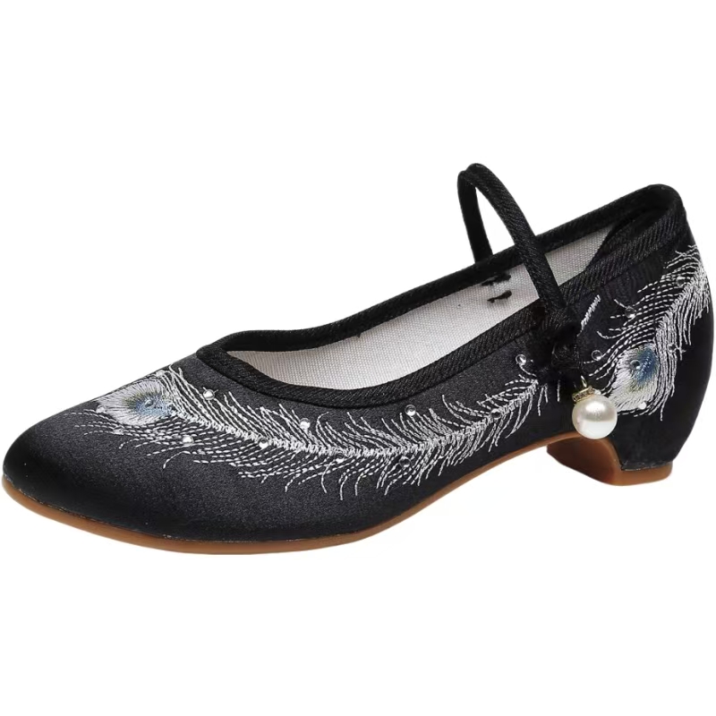 Zapatos Cheongsam de Tacón Baj - Ethnic Fabric reseña y precio