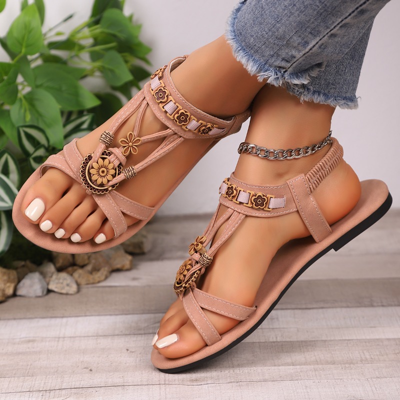 Sandalias de suela blanda de v - Ethnic Fashion For Women reseña y precio