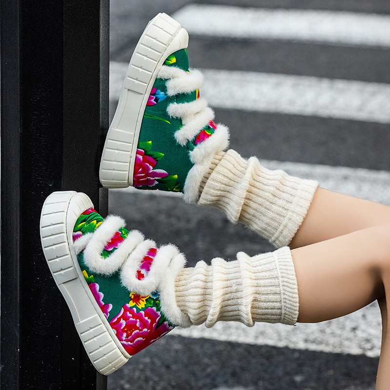 SHAJI Pantuflas de Algodón con - Ethnic Fabric reseña y precio