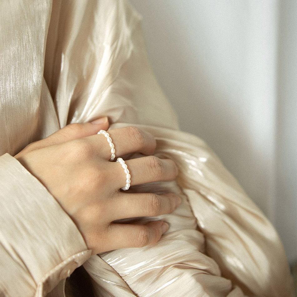 Amaiyllis-Anillo elástico de p - Ethnic Fashion Jewellery reseña y precio