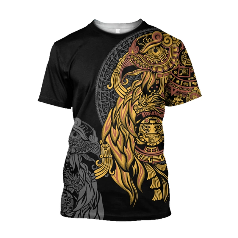 Camiseta Retro Étnica Azteca d - Men'S Ethnic Fashion Trends reseña y precio