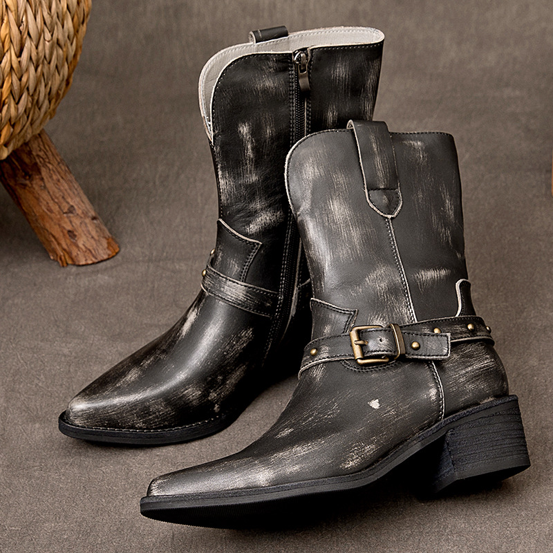 Botines de mujer con tacones g - Ethnic Fashion For Women reseña y precio