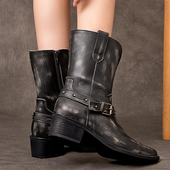 Botines de mujer con tacones g - Ethnic Fashion For Women reseña y precio