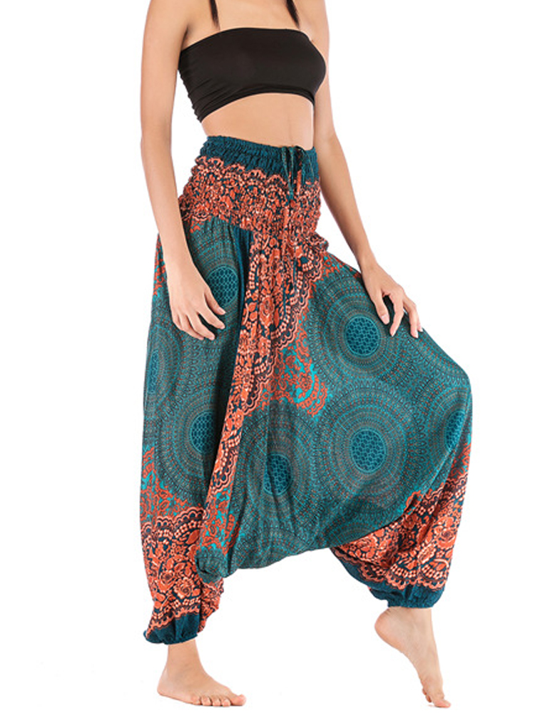 Pantalones holgados informales - Ethnic Boho Fashion reseña y precio