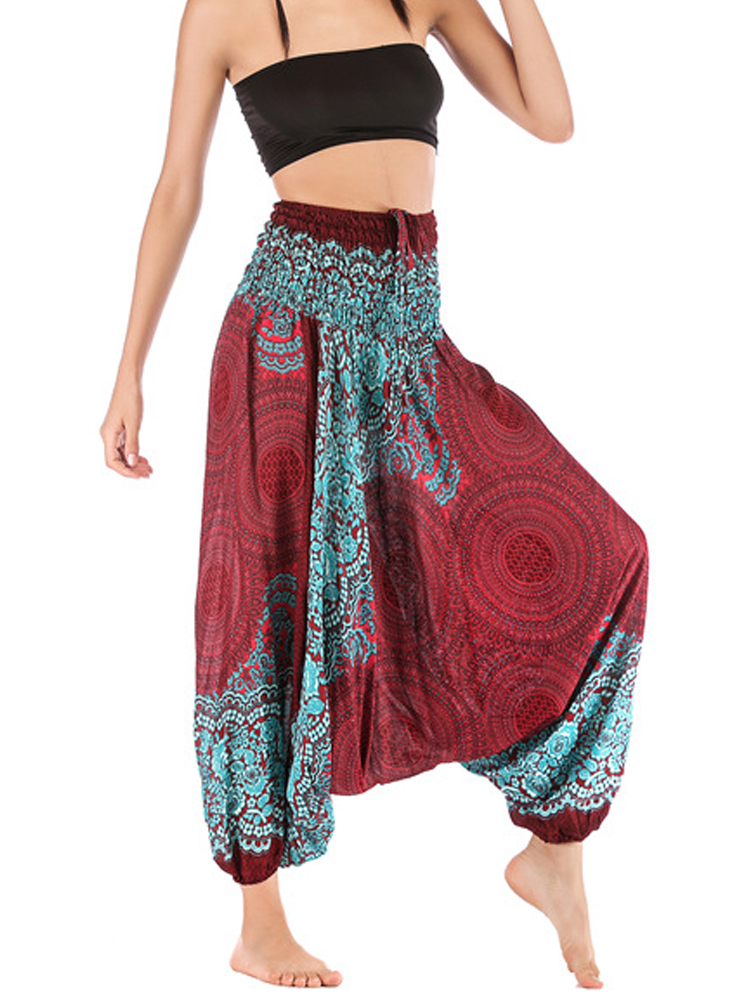 Pantalones holgados informales - Ethnic Boho Fashion reseña y precio