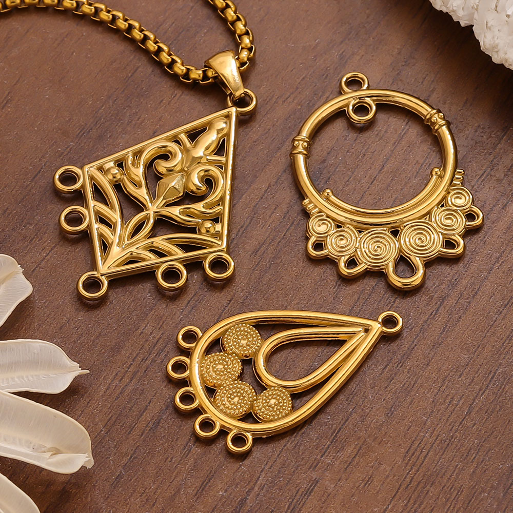 5 piezas de conectores de acer - Ethnic Fashion Jewellery reseña y precio