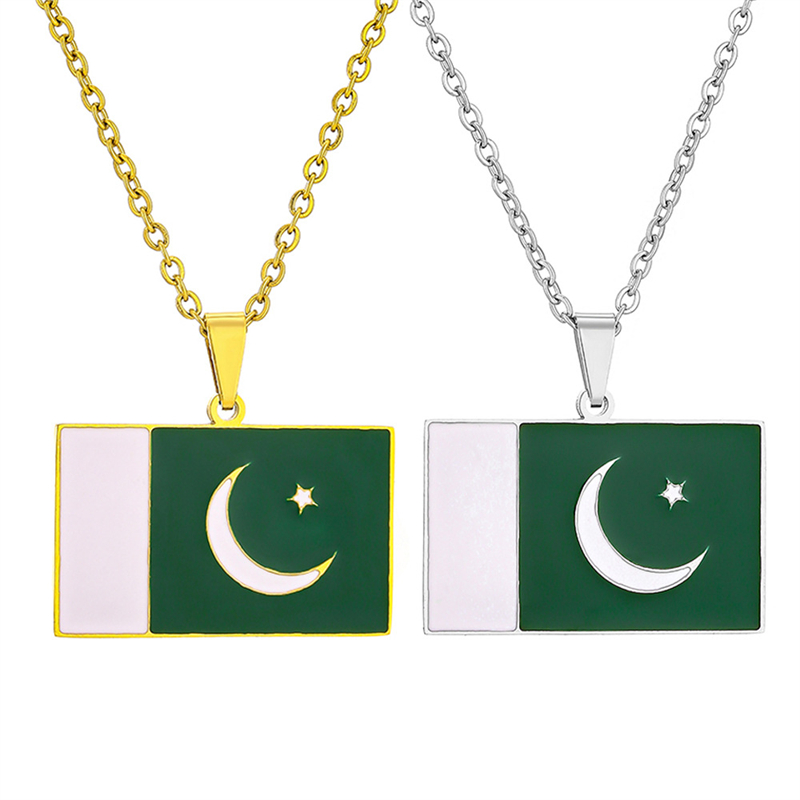 Collar con colgante de bandera - Ethnic Fashion Pakistan reseña y precio