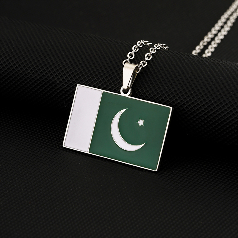Collar con colgante de bandera - Ethnic Fashion Pakistan reseña y precio
