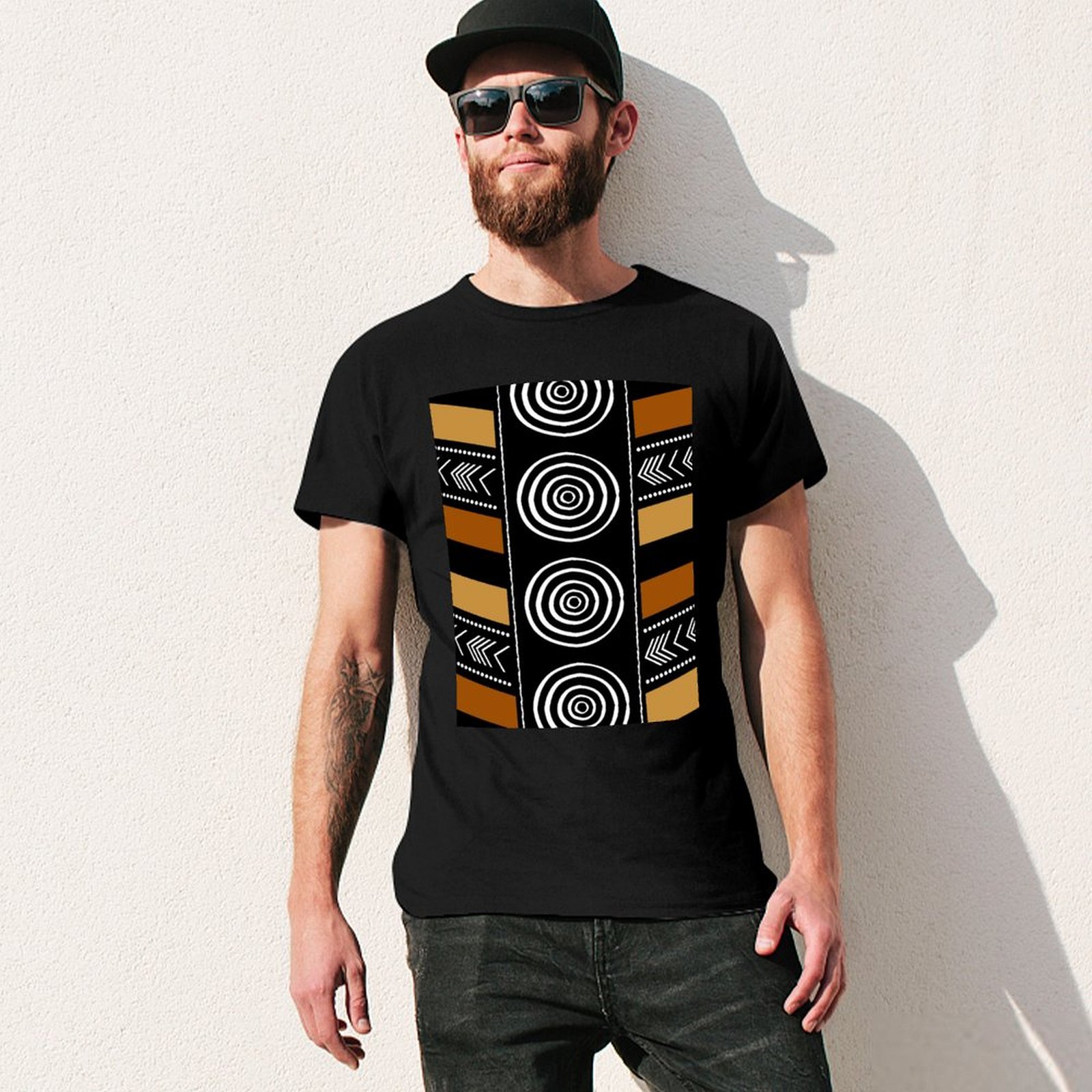 Camiseta con diseño artístico  - Mudcloth Print Top reseña y precio