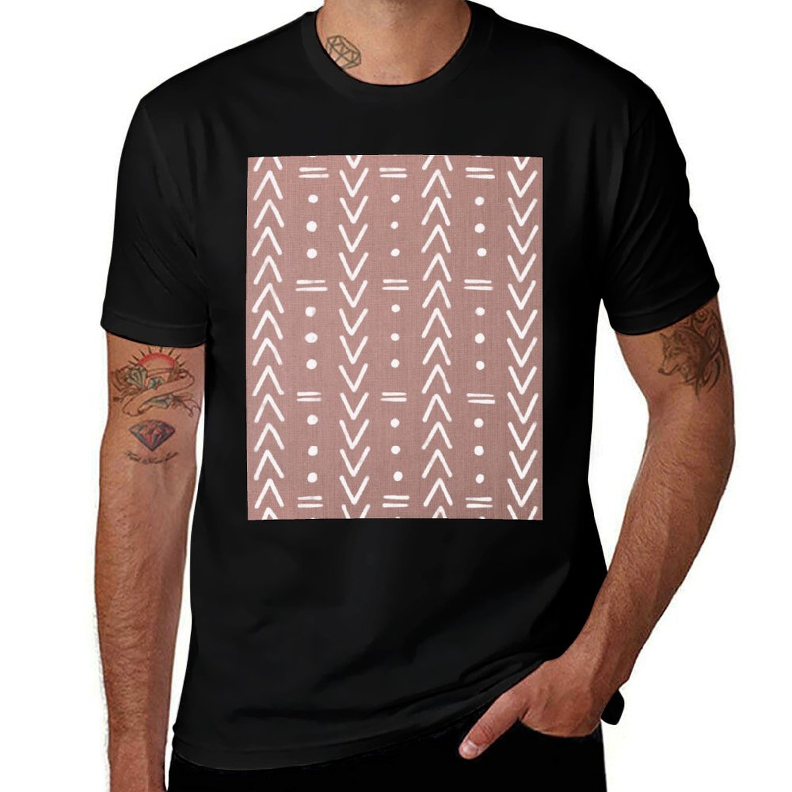 Camiseta Mudcloth con formas g - Mudcloth Print Top reseña y precio