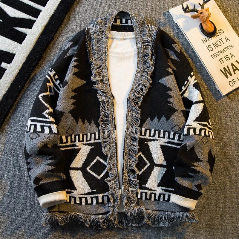 Cárdigan de punto con cuello e - Men'S Ethnic Fashion Trends reseña y precio