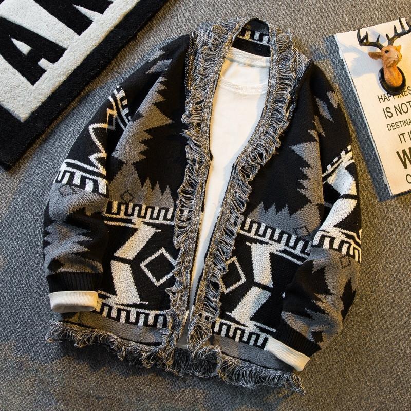 Cárdigan de punto con cuello e - Men'S Ethnic Fashion Trends reseña y precio