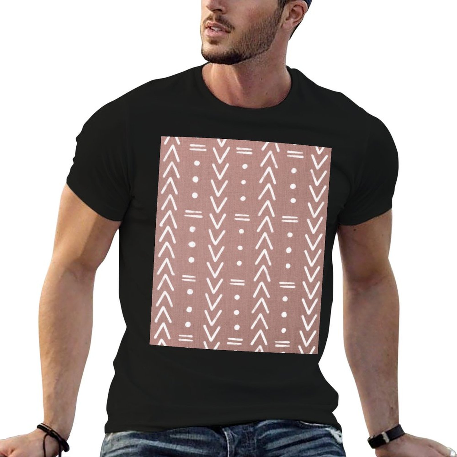Camiseta con estampado de arte - Mudcloth Print Top reseña y precio