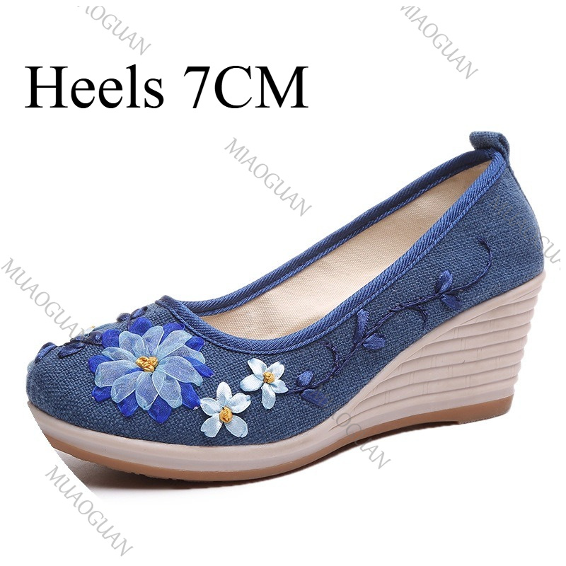 Zapatos de Plataforma con Cuña - Ethnic Fashion For Women reseña y precio