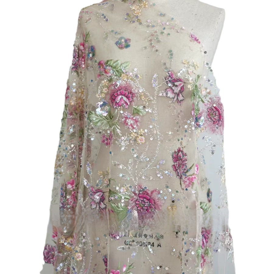 Tela de encaje de lujo con cue - Ethnic Fabric reseña y precio