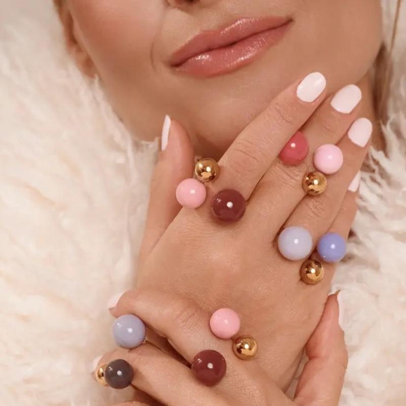 Anillo Ajustable de Esmalte Es - Ethnic Fashion Jewellery reseña y precio
