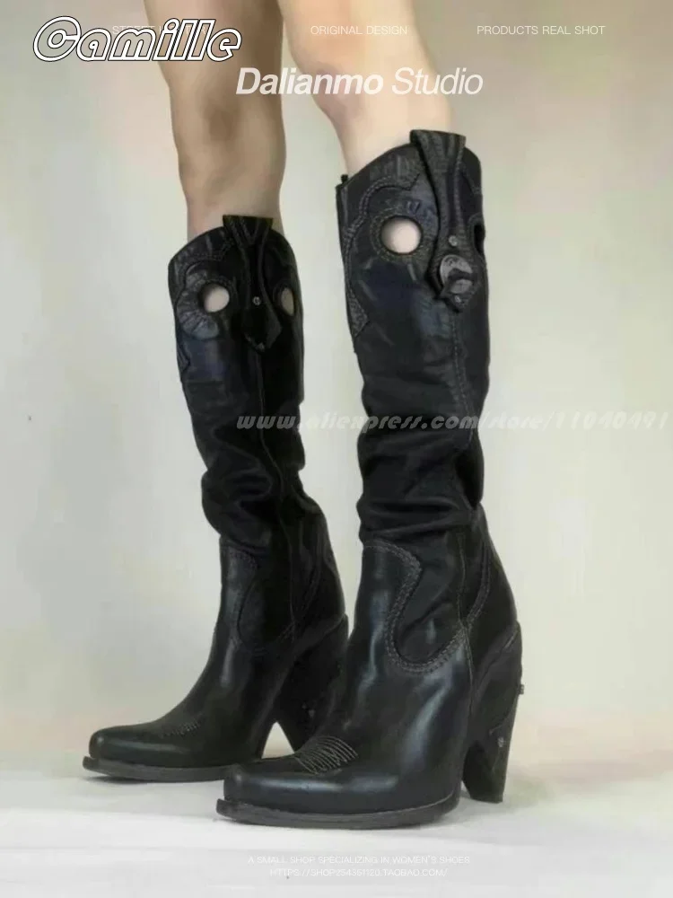2025 Botas sexy plisadas que c - Ethnic Fashion For Women reseña y precio