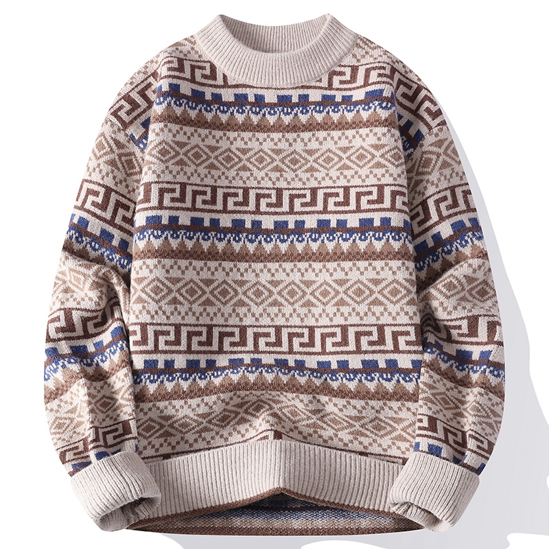 Suéter de Cuello Redondo para  - Ethnic Fashion Wear reseña y precio