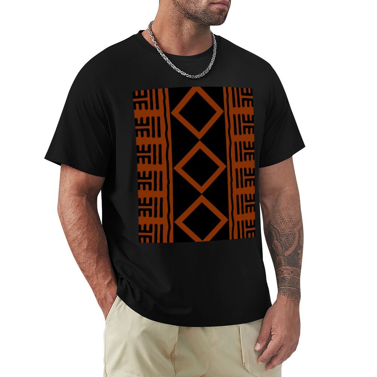 Camiseta de tela africana colo - Mudcloth Print Top reseña y precio