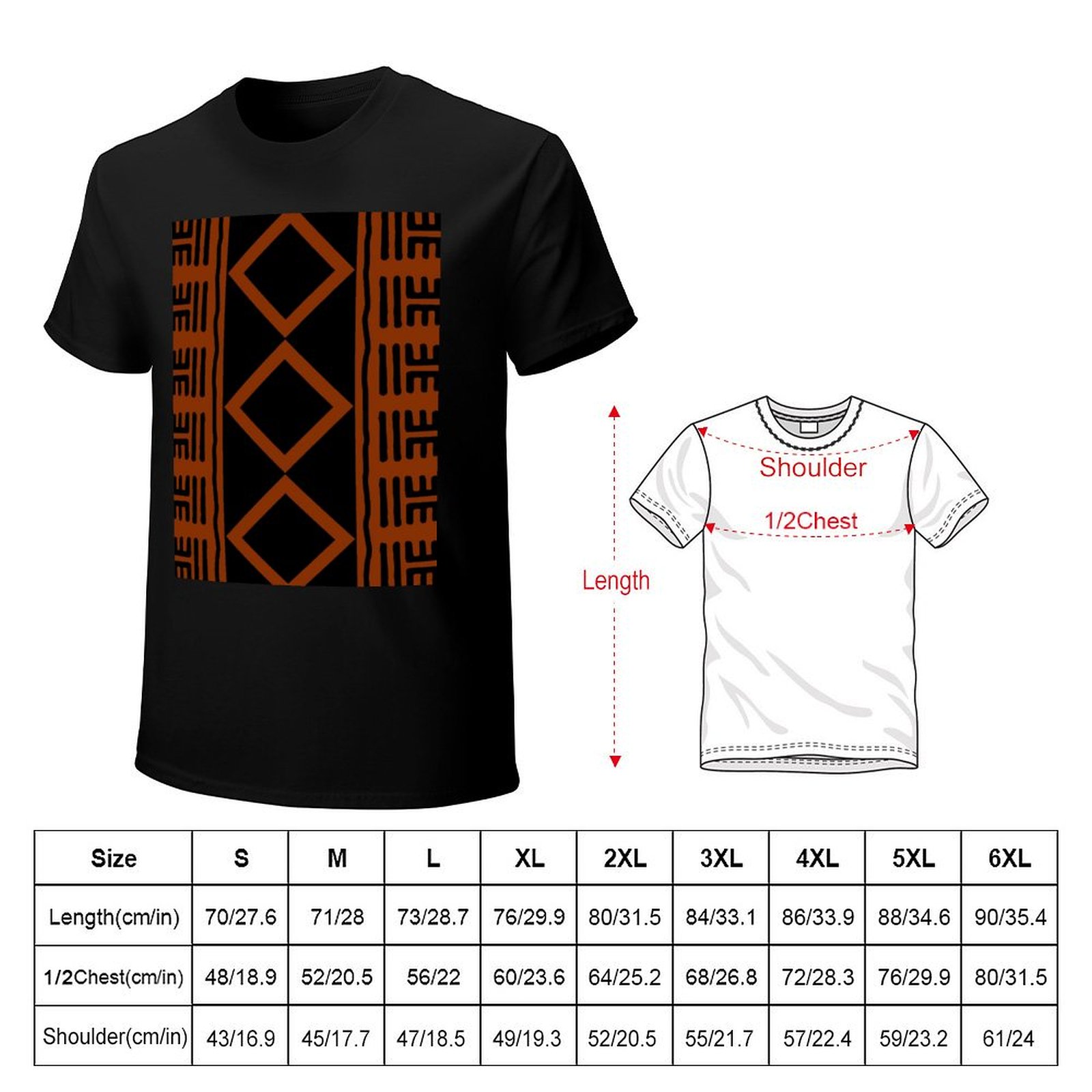 Camiseta de tela africana colo - Mudcloth Print Top reseña y precio
