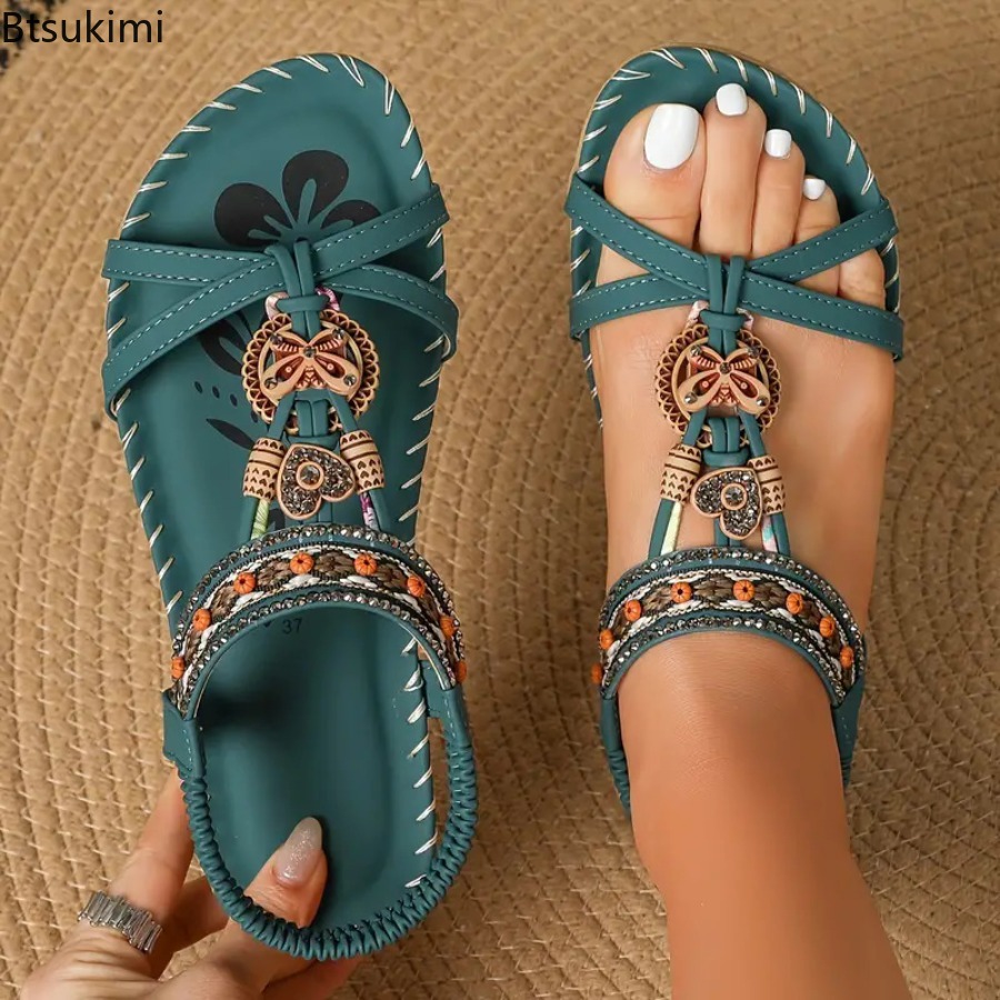 Sandalias Bohemias para Mujer, - Ethnic Fashion For Women reseña y precio