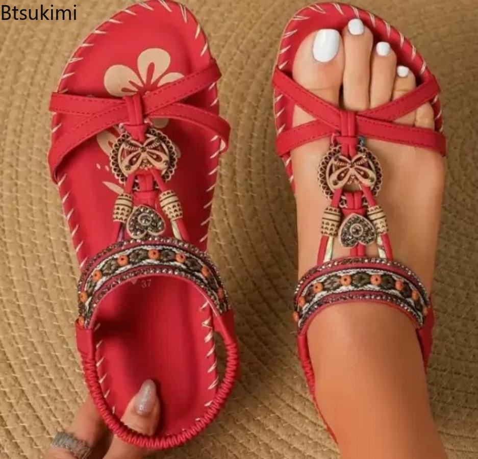 Sandalias Bohemias para Mujer, - Ethnic Fashion For Women reseña y precio