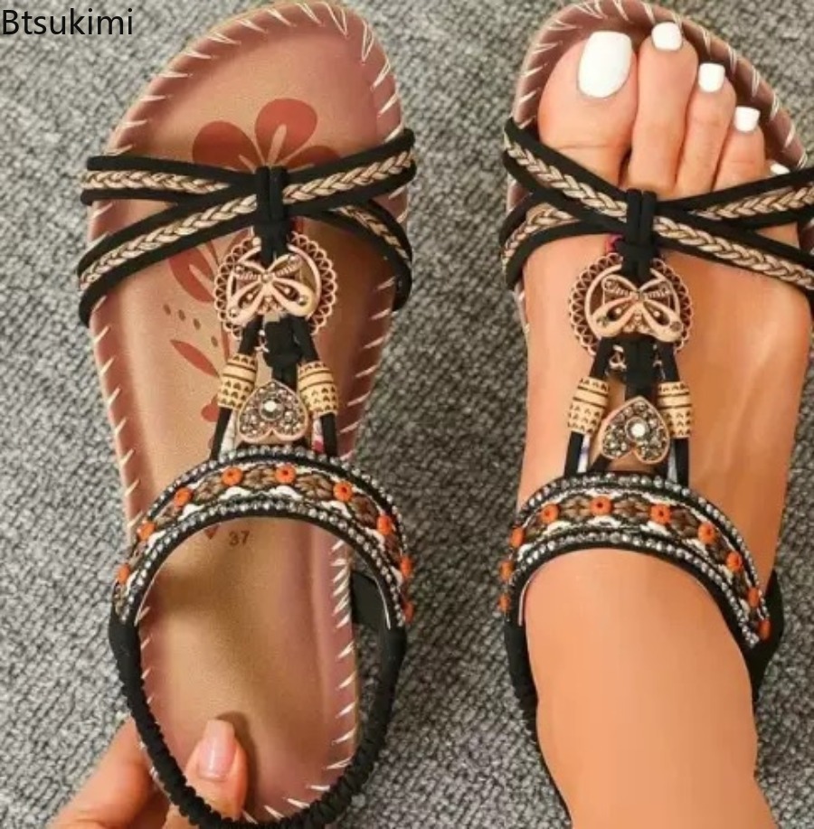 Sandalias Bohemias para Mujer, - Ethnic Fashion For Women reseña y precio
