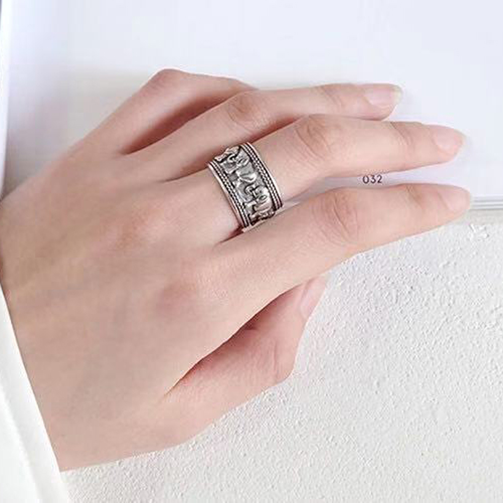 Anillo con patrón de elefante  - Ethnic Fashion Pakistan reseña y precio