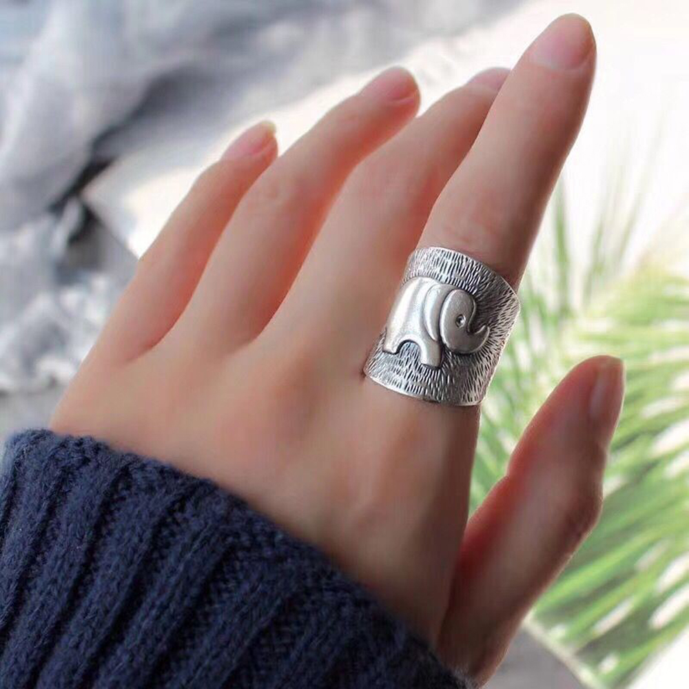 Anillo con patrón de elefante  - Ethnic Fashion Pakistan reseña y precio