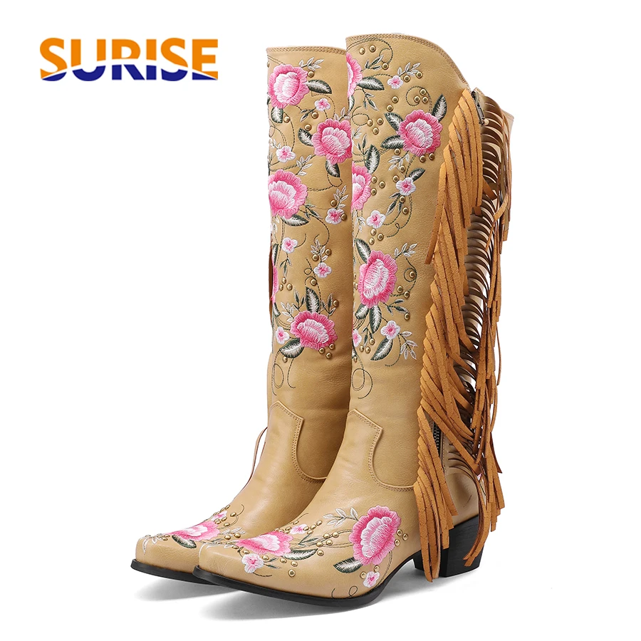 Botas hasta la rodilla occiden - Ethnic Fashion For Women reseña y precio