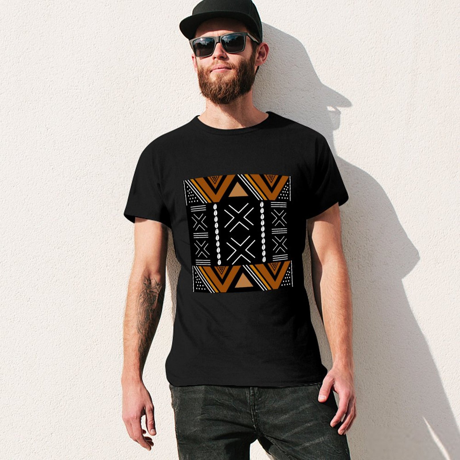 Camiseta de Talla Grande con D - Mudcloth Print Top reseña y precio