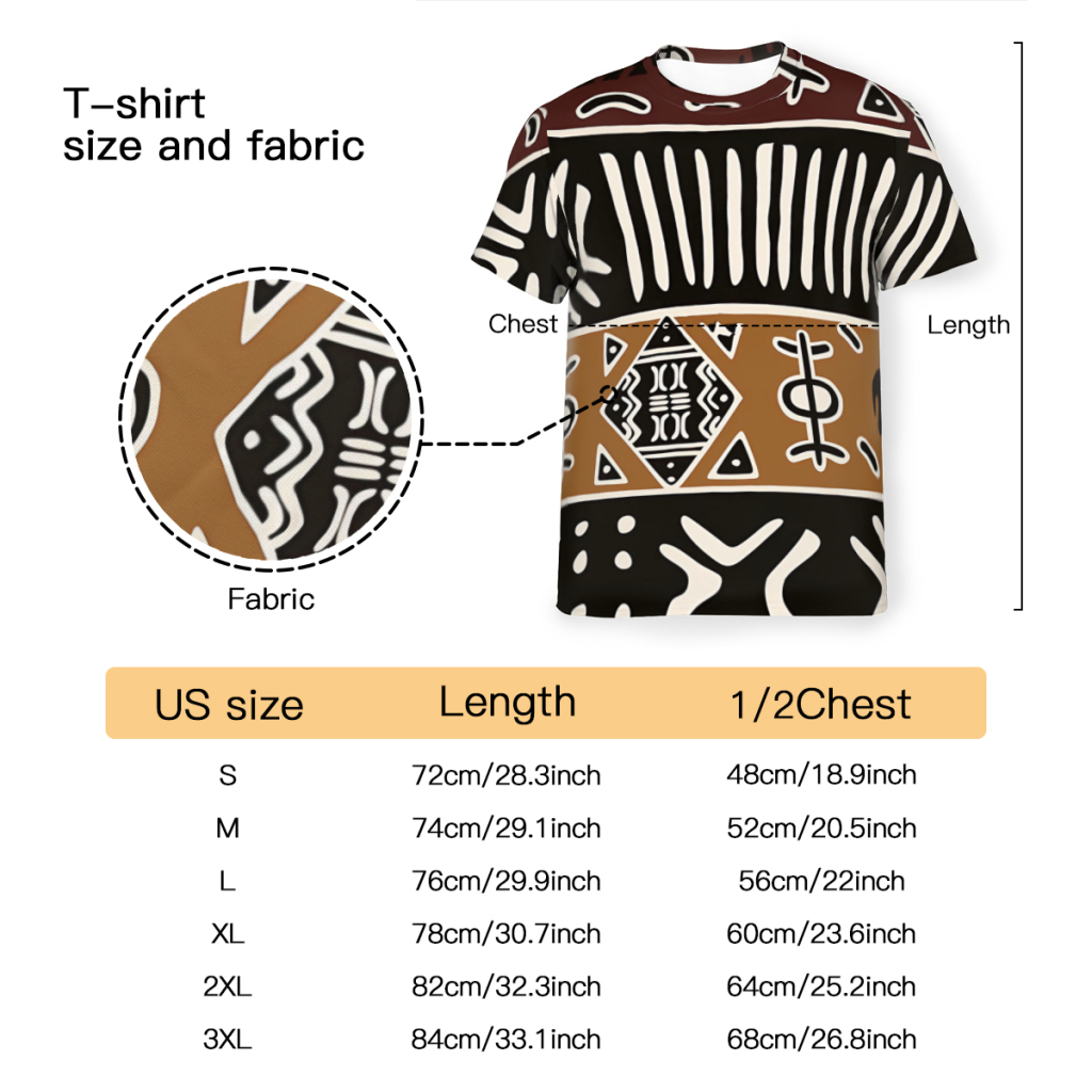 Camiseta con estampado 3D de e - Mudcloth Print Top reseña y precio