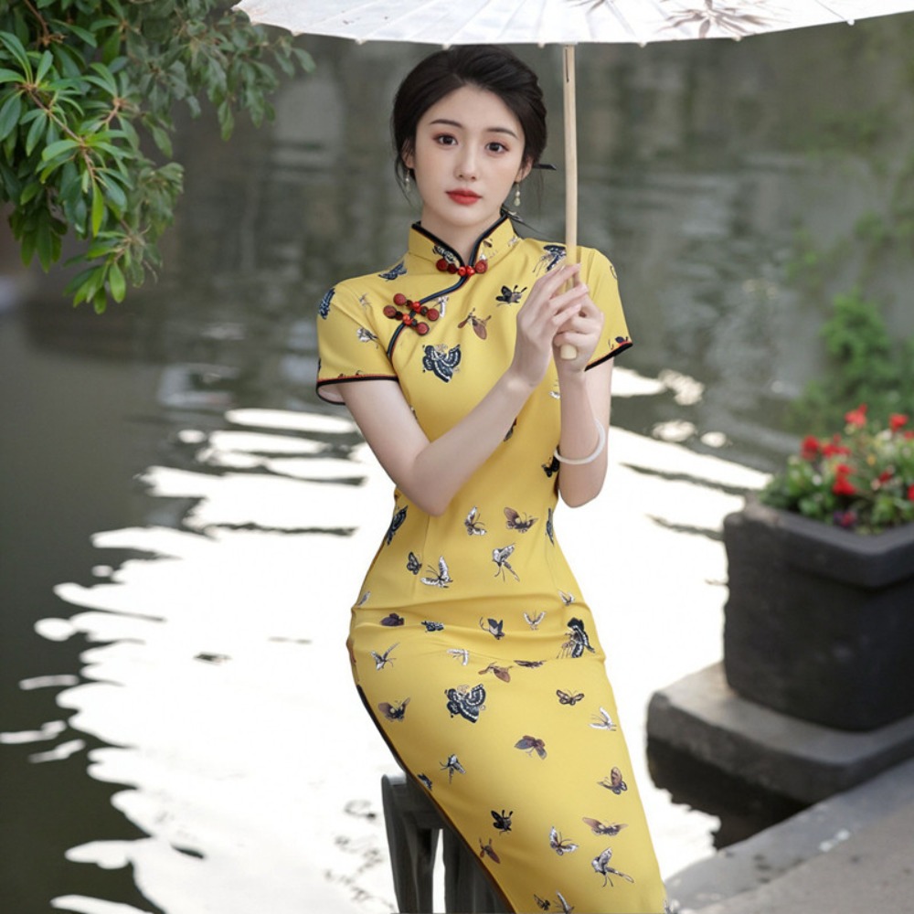 Vestido Qipao para Mujer, Ropa - Ethnic Fashion Wear reseña y precio