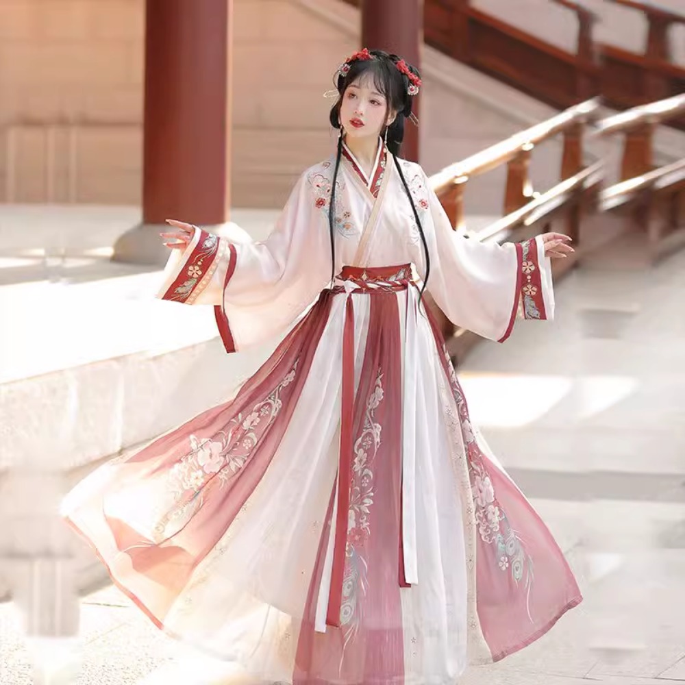 Hanfu-vestido tradicional chin - Ethnic Fashion Wear reseña y precio